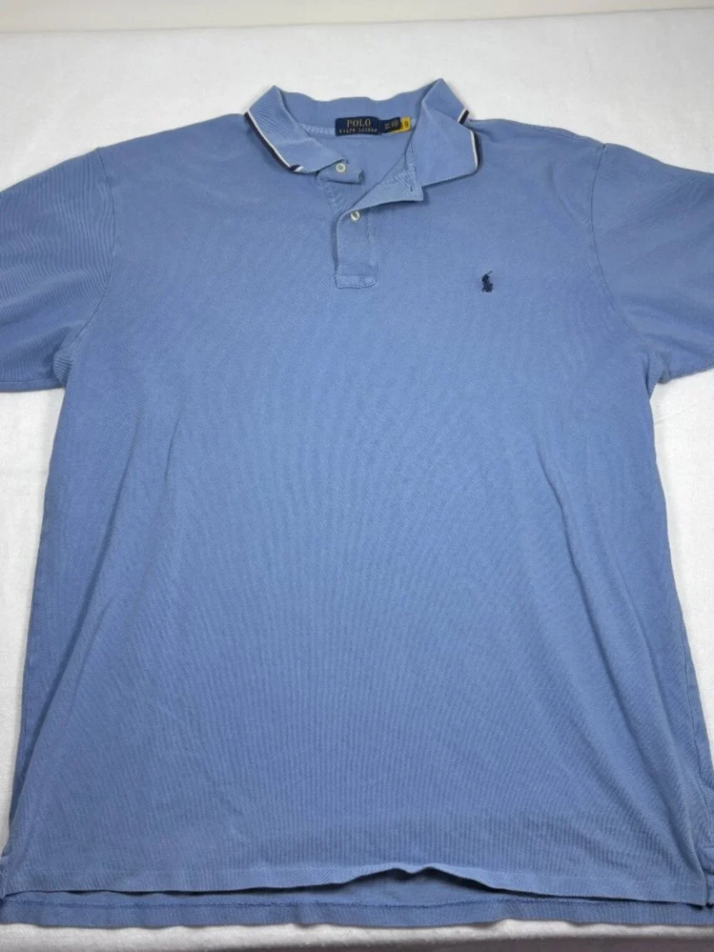 Polo Ralph Lauren Blue Polo Short Sleeve Pony Preppy Golf Coastal Athletic 2XLT